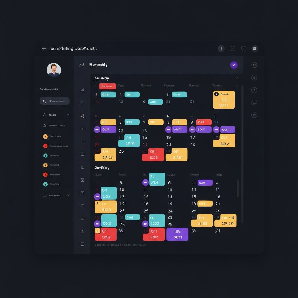 Scheduler Sheet Dashboard